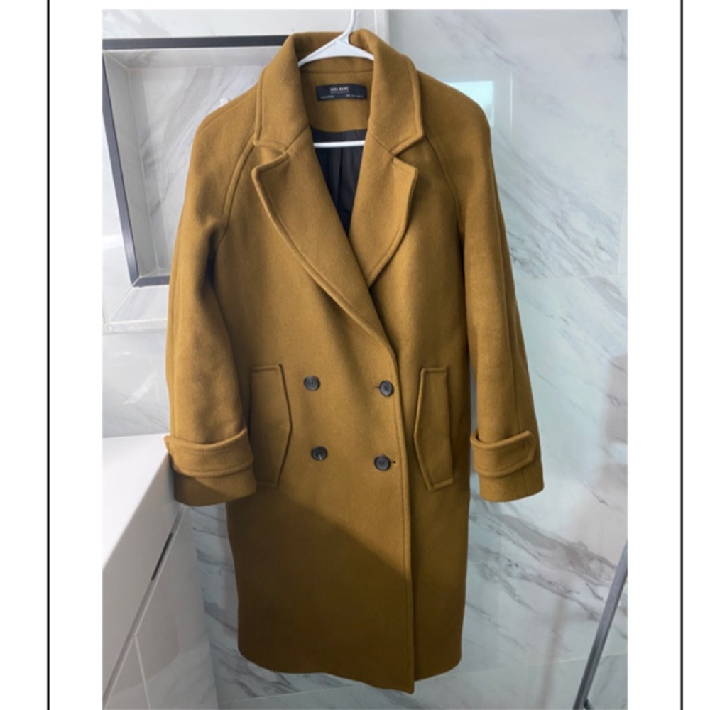 Zara wool double breasted coat